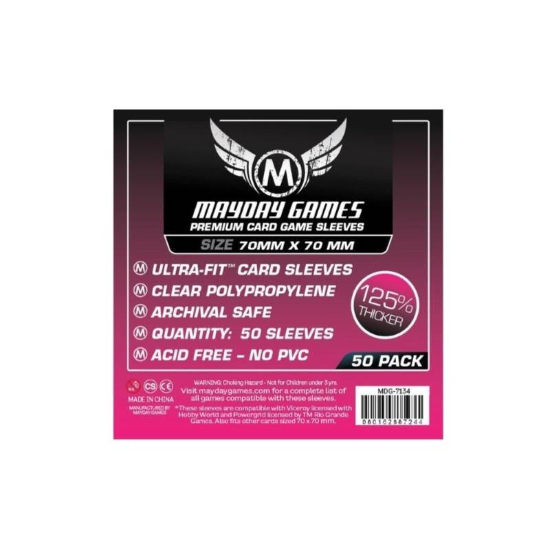 MAYDAY FUNDAS CUADRADAS 70x70 MM PREMIUM MAYDAY FUNDAS CUADRADAS 70x70 MM PREMIUM