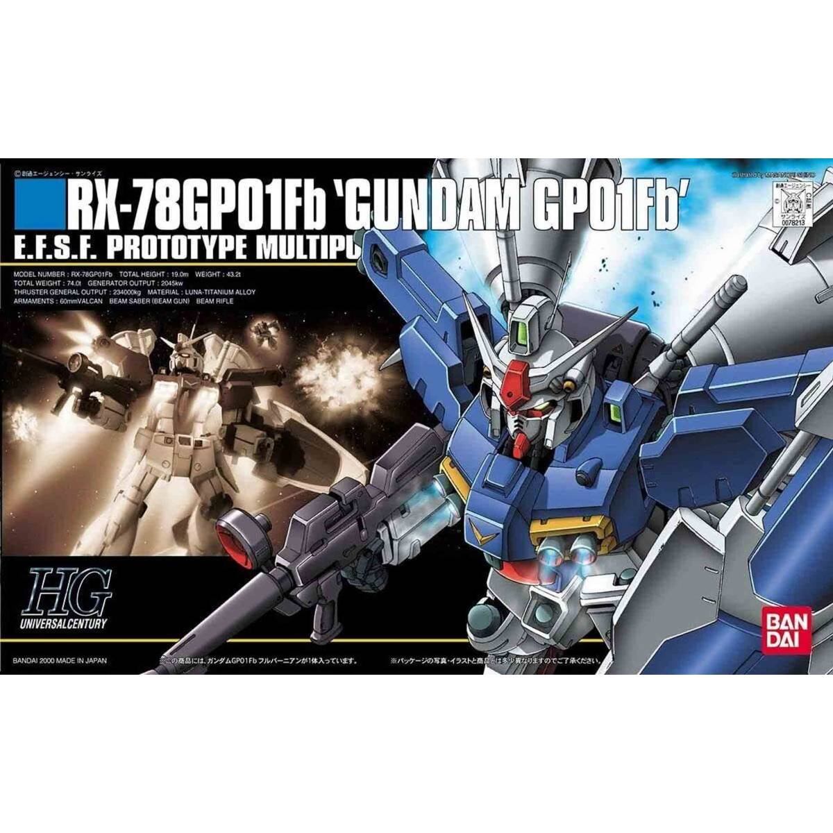 HGUC RX-78GP01Fb Gundam...