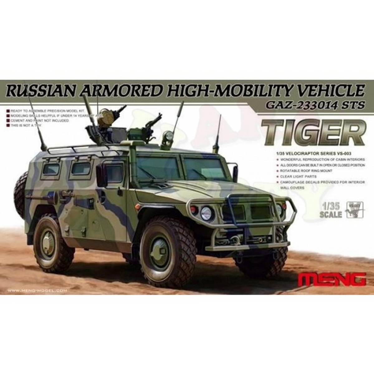 Russian GAZ 233014 Tiger...