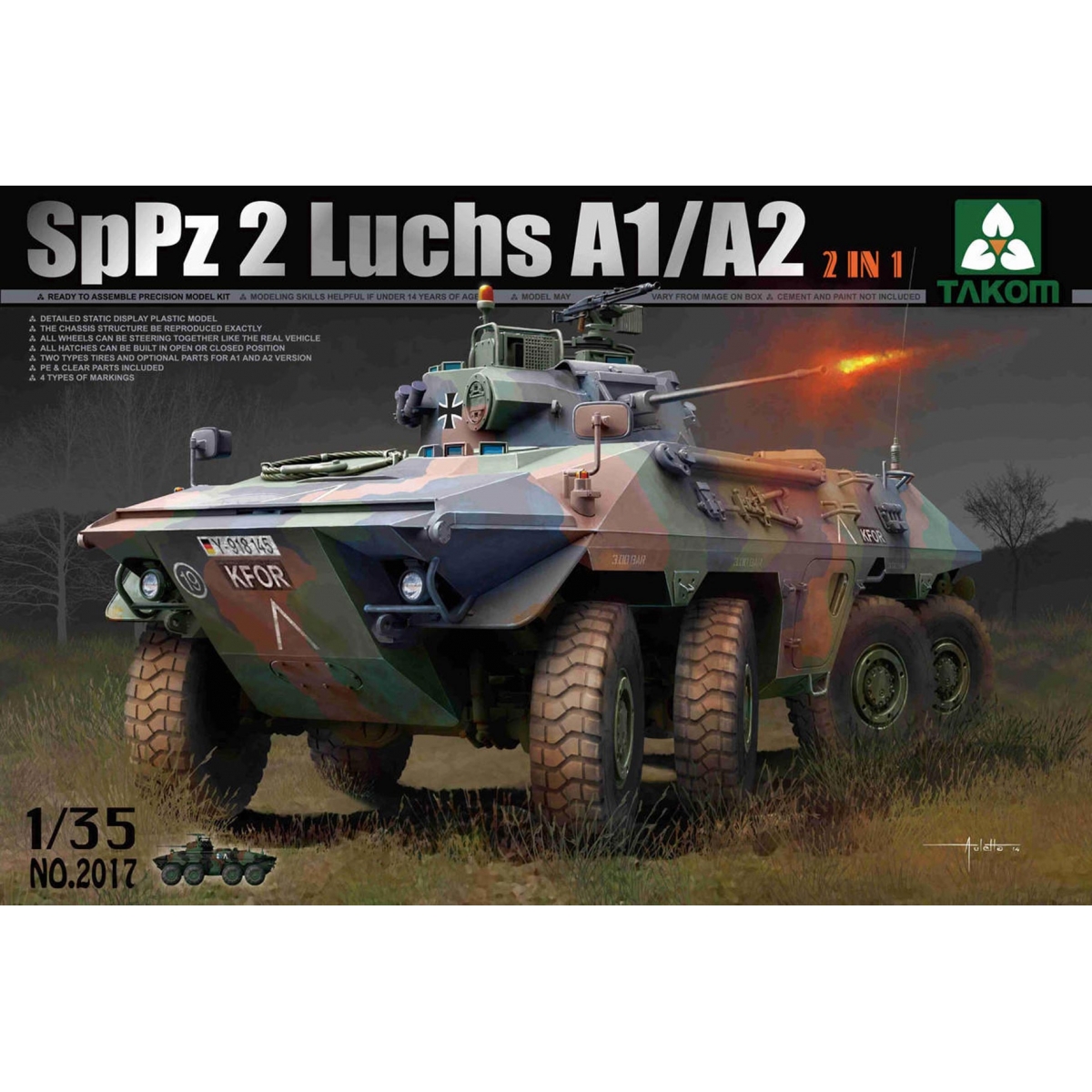SpPz 2 Luchs A1/A2 1/35 Takom