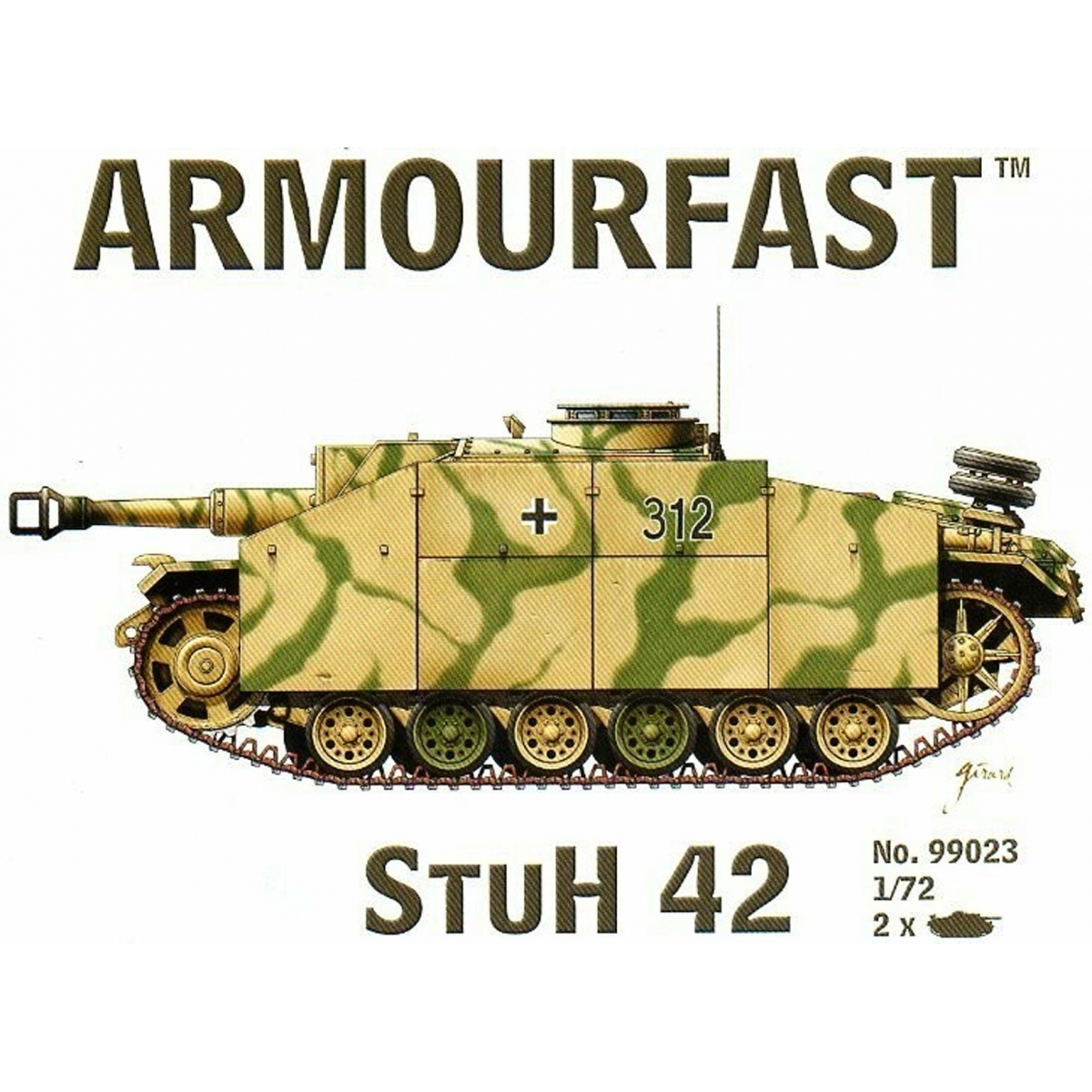 German StuH 42 1/72 Armourfast