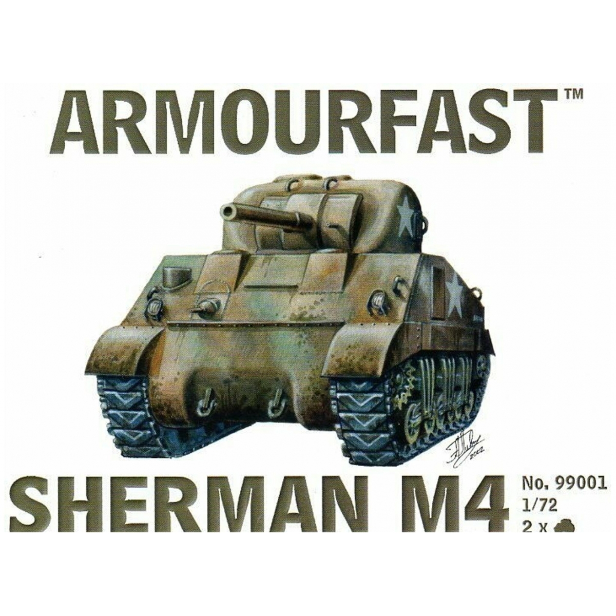Sherman M4 1/72 Armourfast