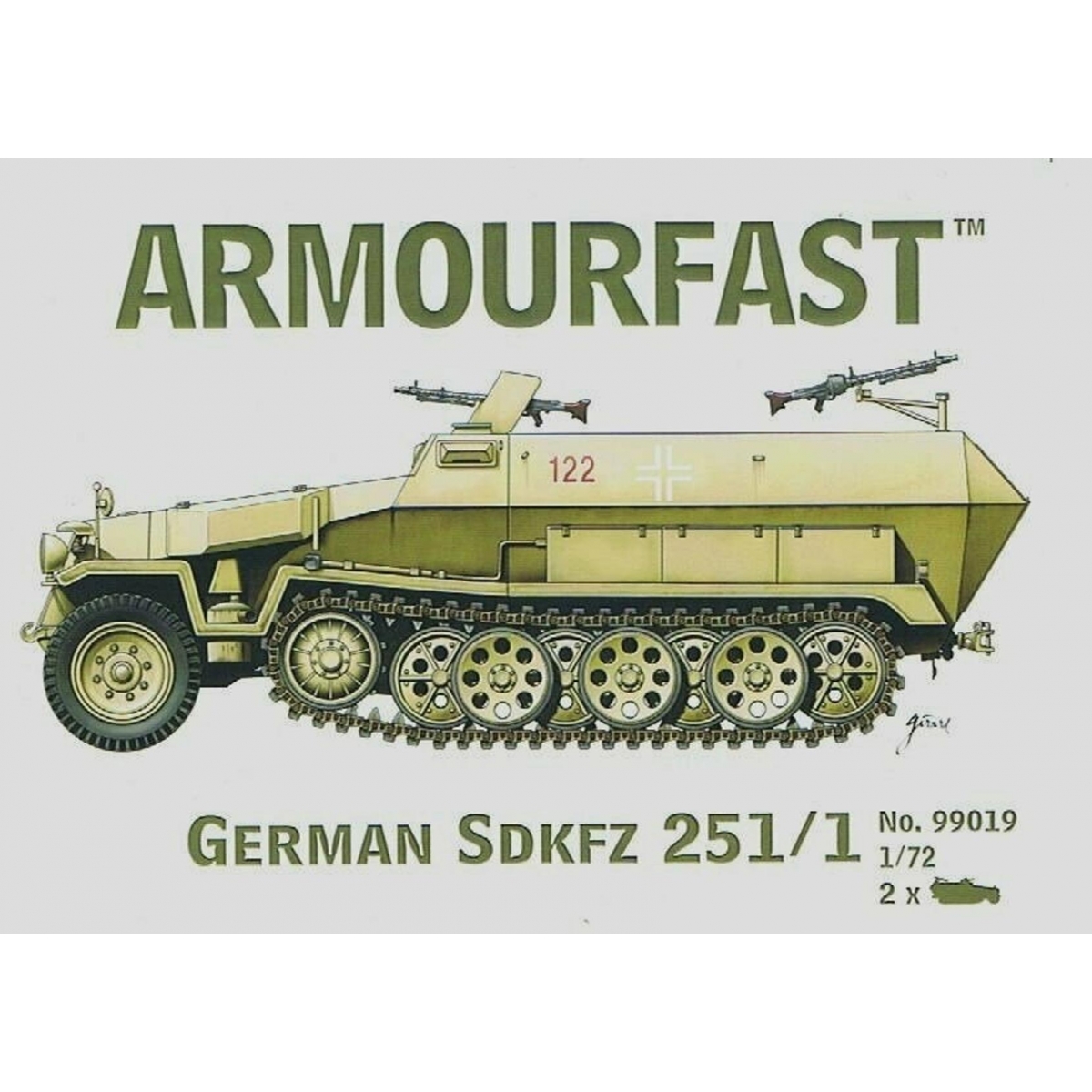 German SDKFZ 251/1 1/72...