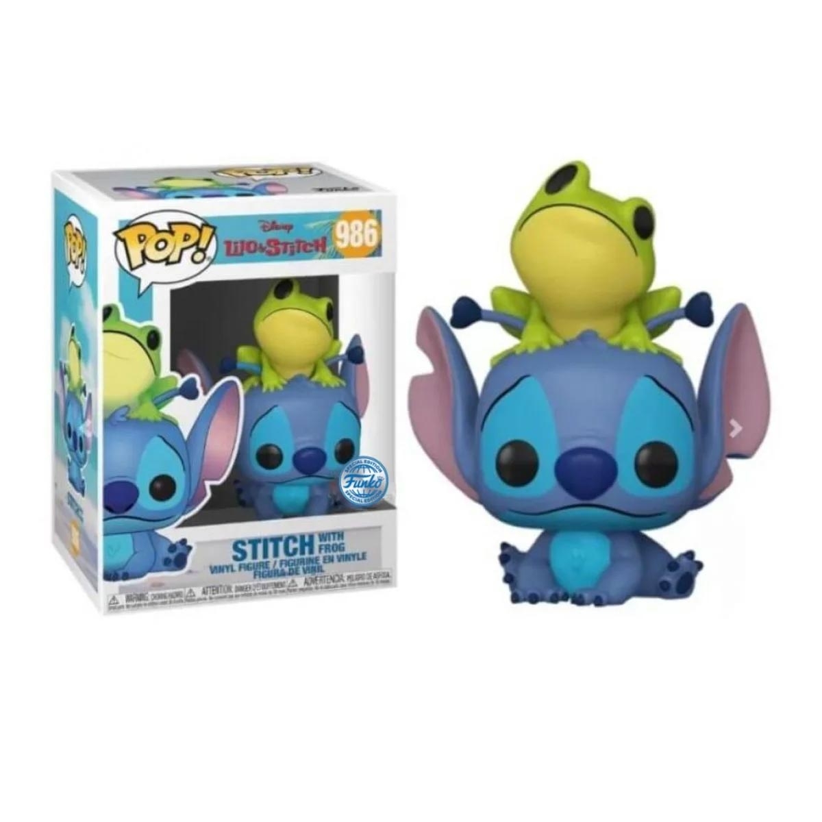 Funko Pop Stitch with Frog...