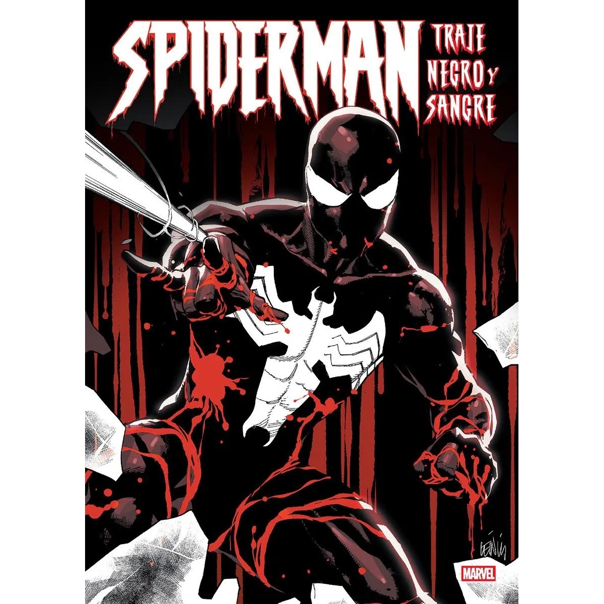 Spiderman Traje Negro y Sangre