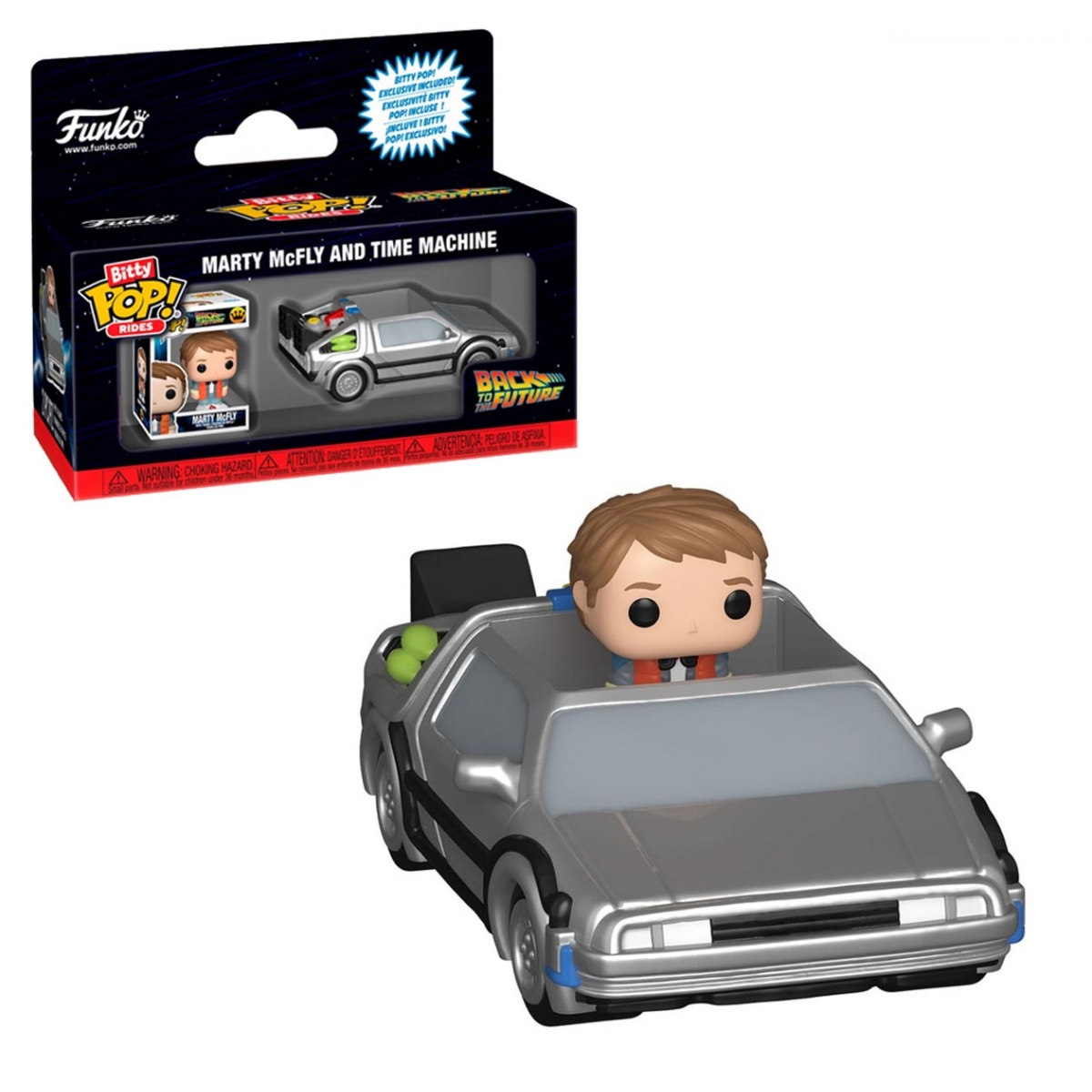 Bitty Pop Rides Marty McFly...