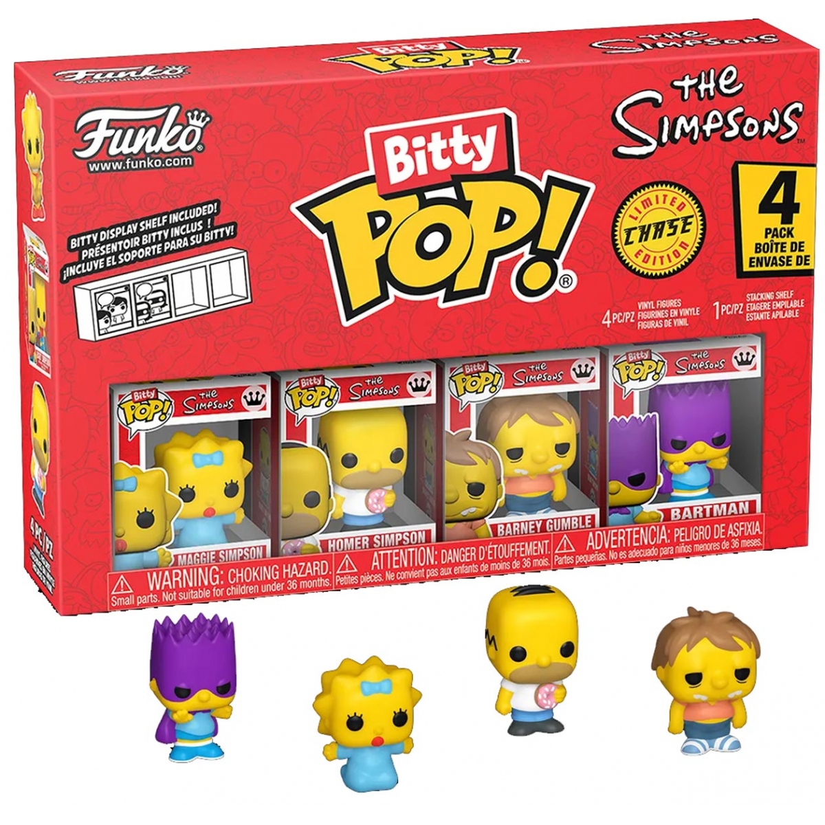 Bitty Pop 4 Pack The Simpson