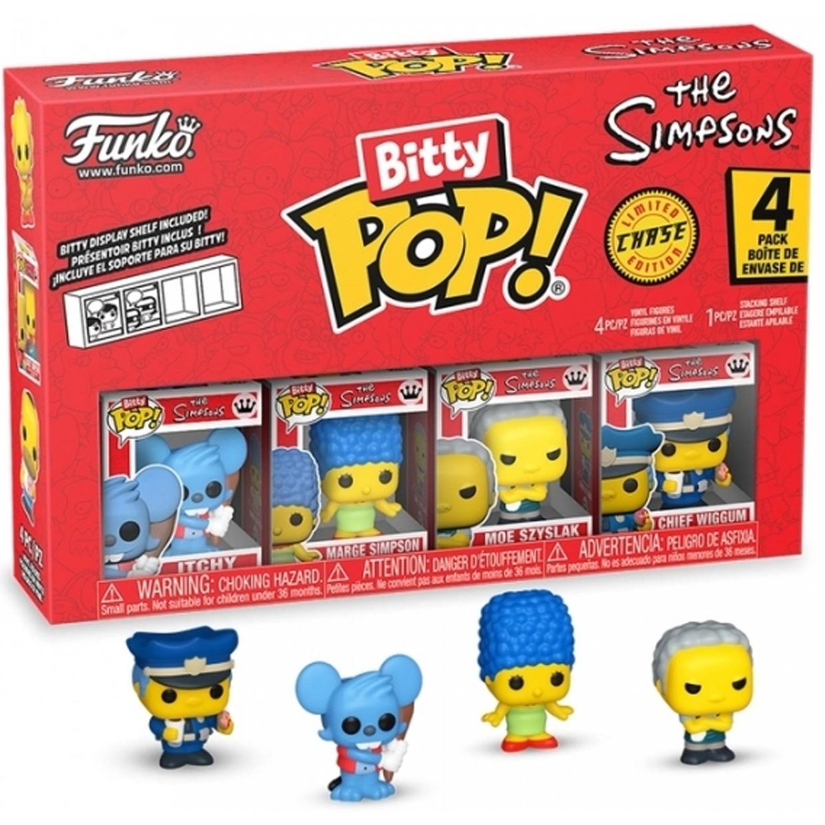 Bitty Pop 4 Pack The Simpsons