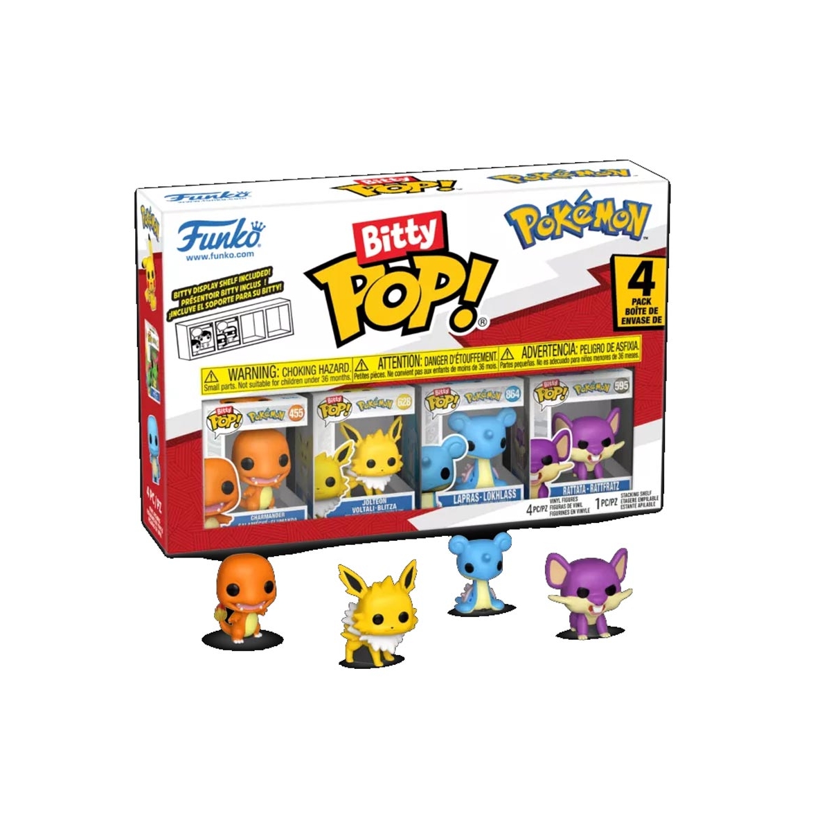 Bitty Pop 4 Pack Pokémon
