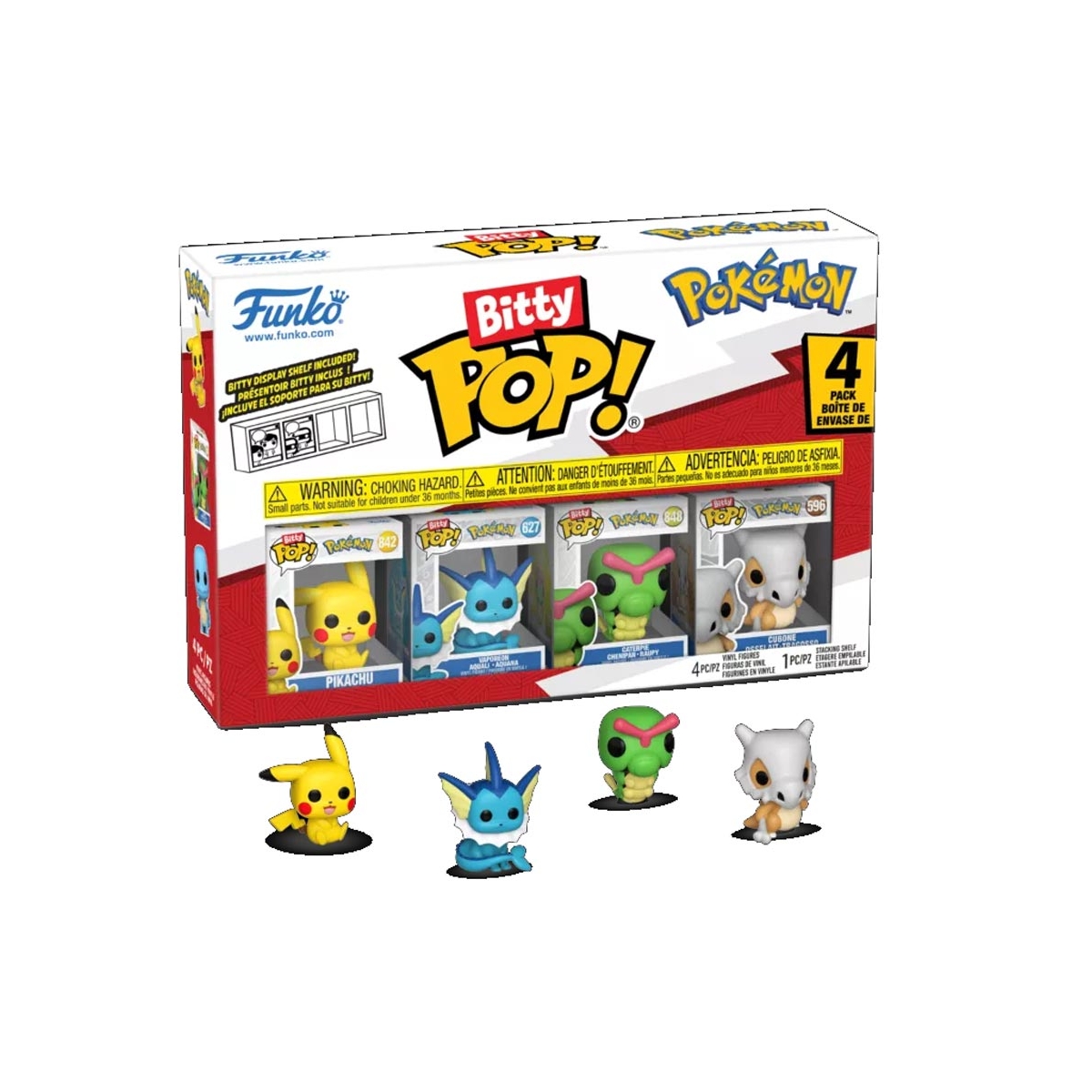 Bitty Pop 4 Pack Pokémon
