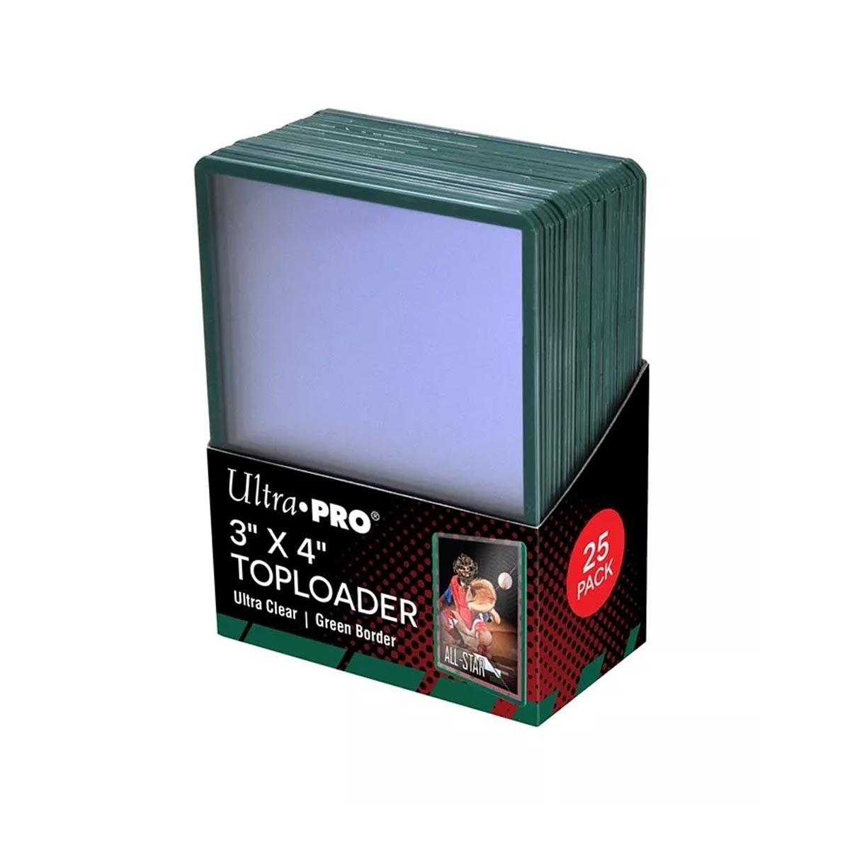 Toploader 3" x 4" Green...