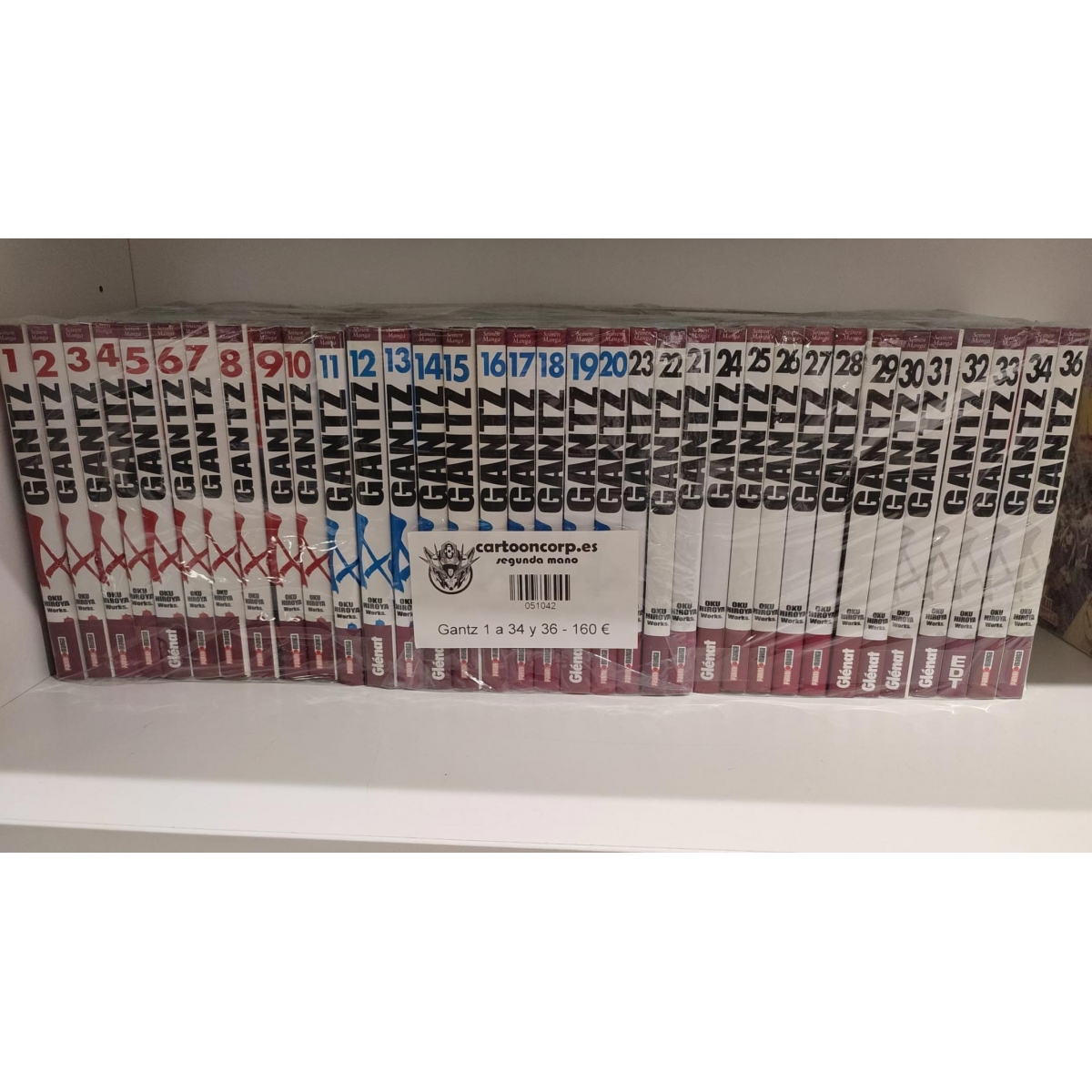 Pack Gantz del 1 al 34 y 36...