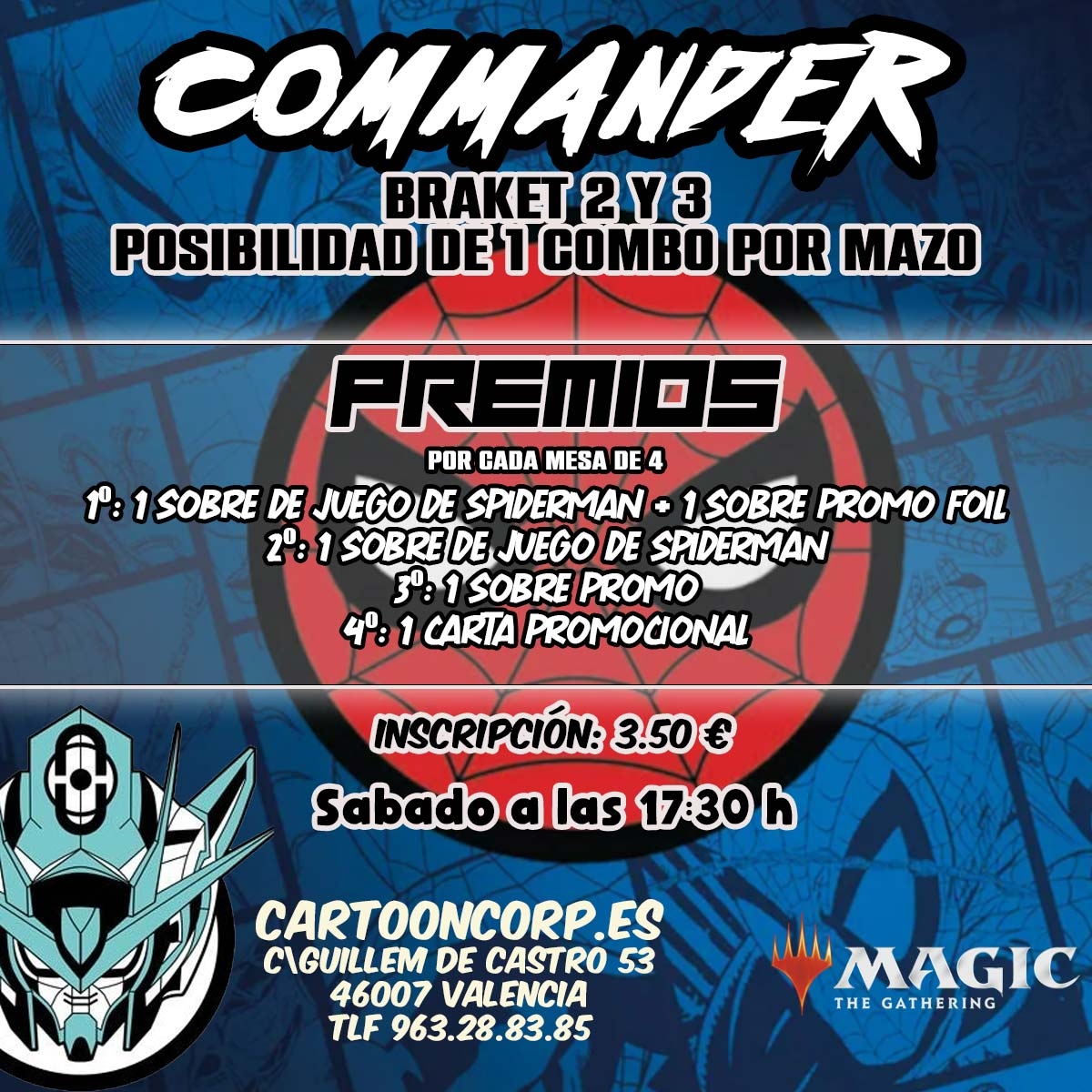 Commander Spiderman Cartoon...