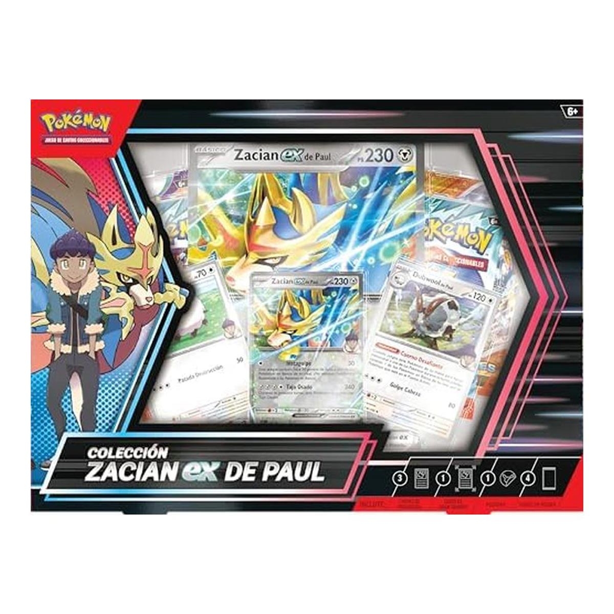 Colección Zacian EX de Paul...