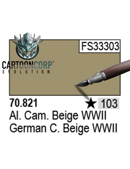 103 - 70821 - ALEMAN CAMUFLAJE BEIGE WWII